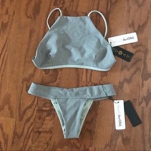 Shimmer High Neck Bikini NWT